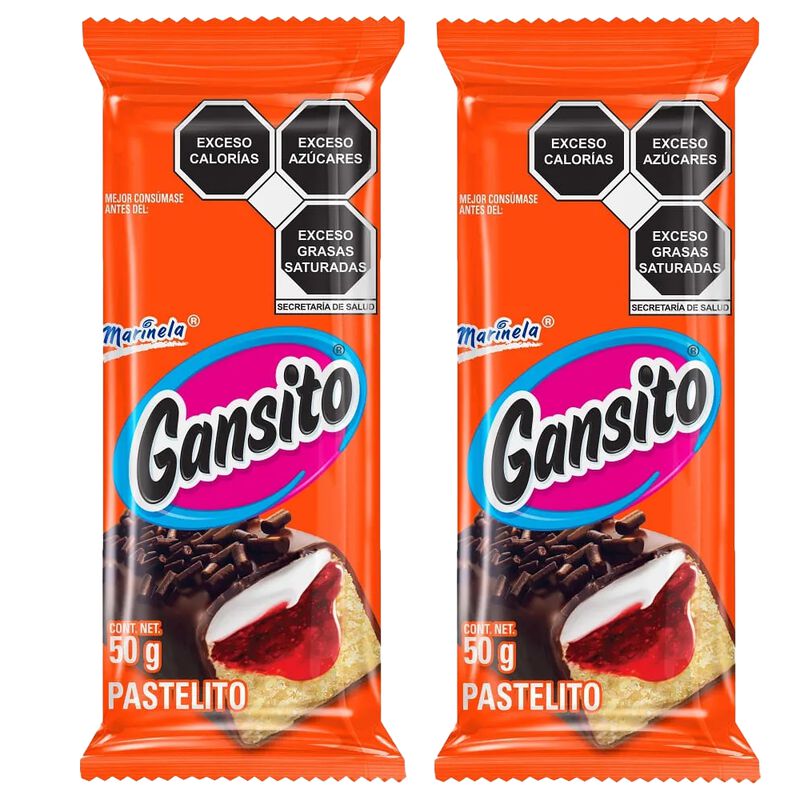 2 Gansito Marinela 50gr image number null
