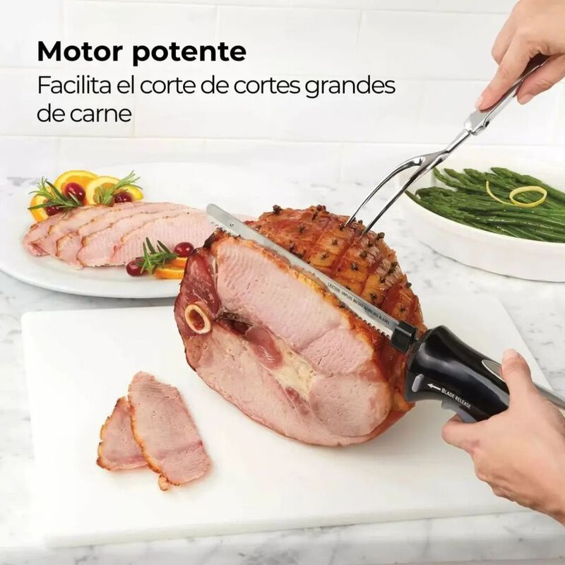 Cuchillo El&eacute;ctrico Hamilton Beach Carne Y Aves ... image number null