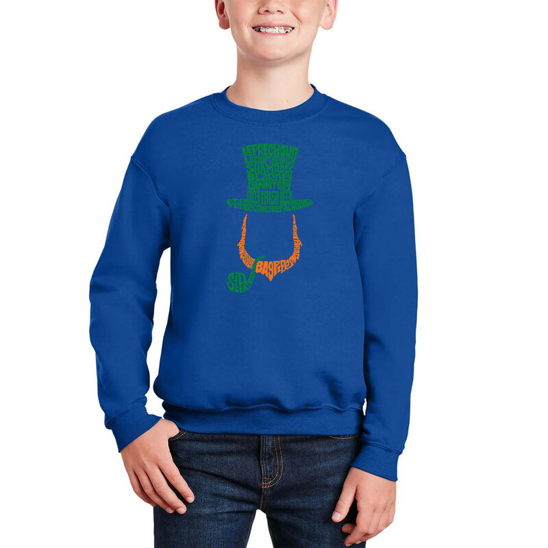 Sudadera De Cuello Redondo Word Art Para Ni&ntilde;o -... image number null