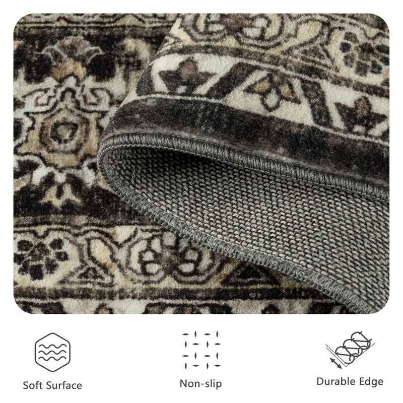 Alfombra Yarooge 203x254 Cm Lavable Vintage Boh... image number null
