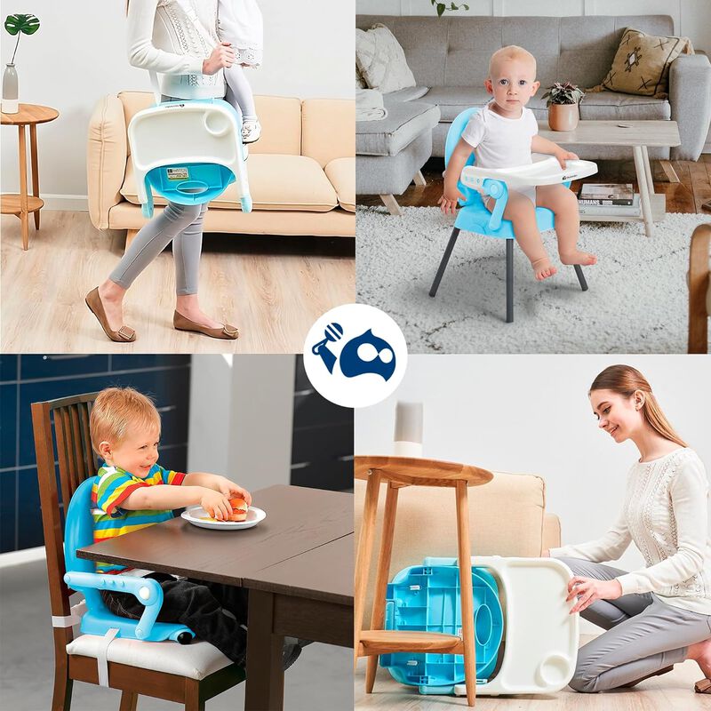 Silla para Bebé Ajustable Azul Periquera Bluela... image number null