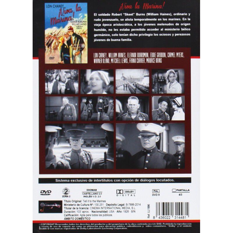 Viva La Marina [dvd] (1935) Compa&ntilde;eros De La Tr... image number null