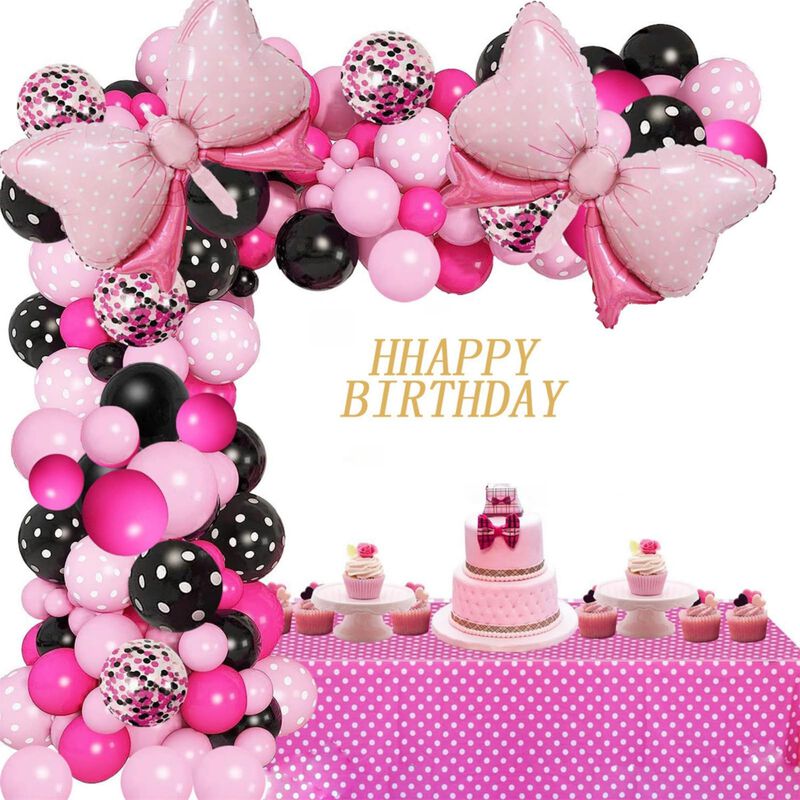 Set De Globos Glasnes 91 cm Lazo Rosa Para Deco... image number null