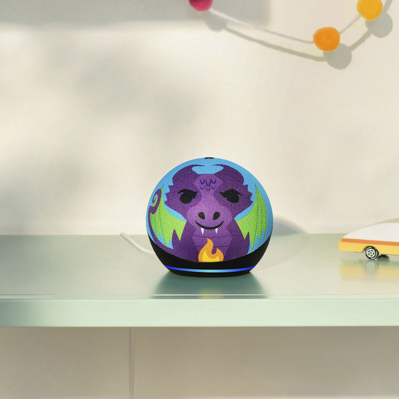 Amazon Echo Dot 5ta Gen Kids Dragon image number null