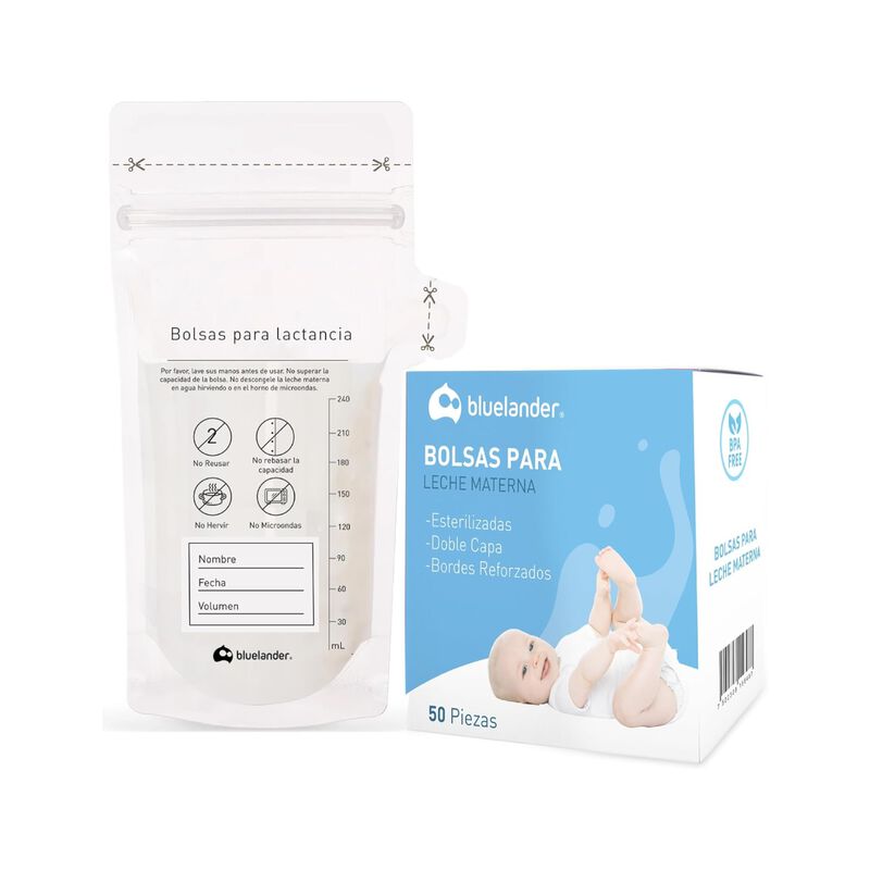 50 Bolsas para Leche Materna Capacidad de 240 m... image number null