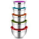 Juego De Ensaladeras Colors Acero Inoxidable 5 Piezas