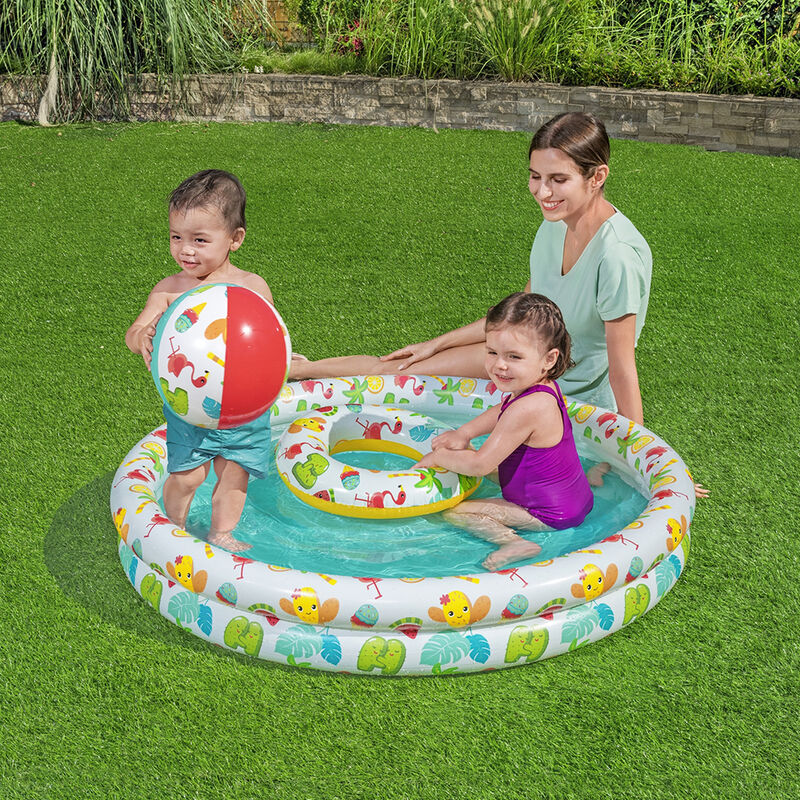 Alberca Inflable Con Pelota Y Salvavidas Infant... image number null