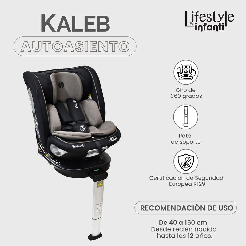 Autoasiento Kaleb 360&deg; I-size Isofix image number null