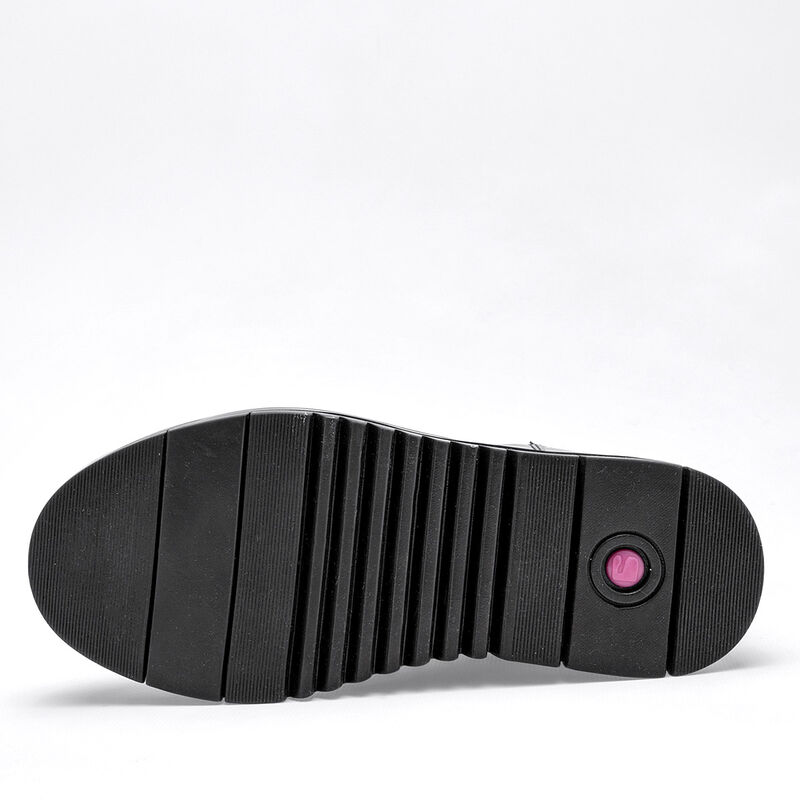 Coqueta Bot&iacute;n para ni&ntilde;a negro charol image number null