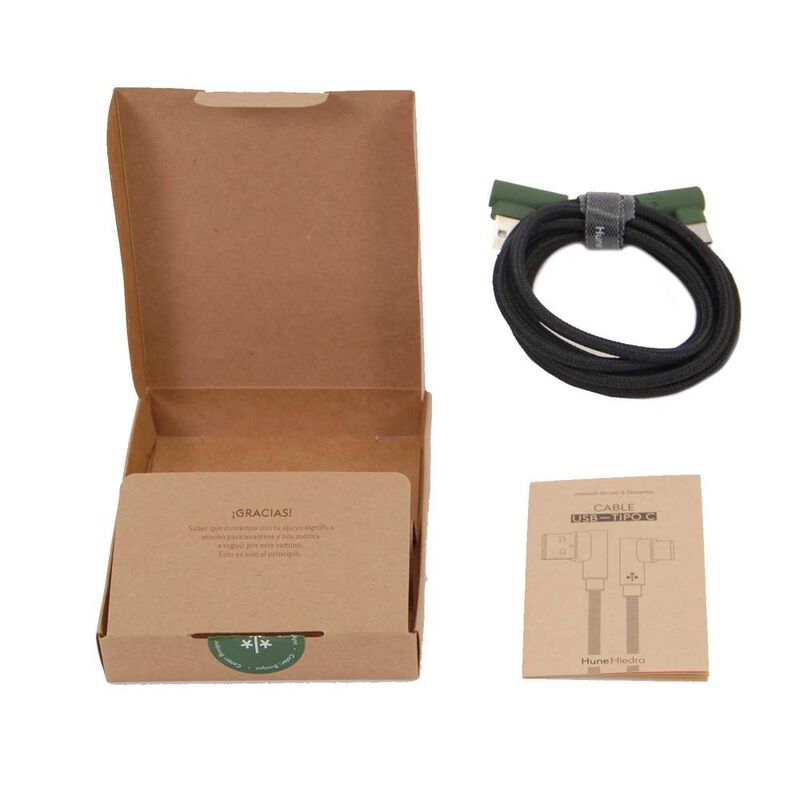 Cable Datos HUNE USB-A a USB-C Sustentable 1.2m... image number null