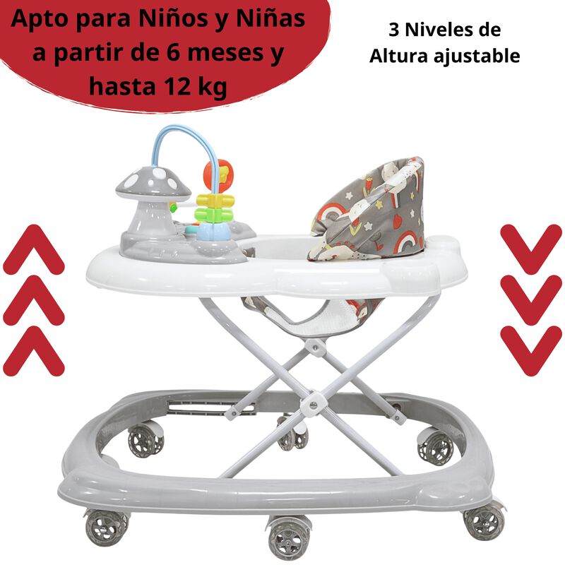Andadera para Beb&eacute; Hongo Musical Juguetes Inter... image number null
