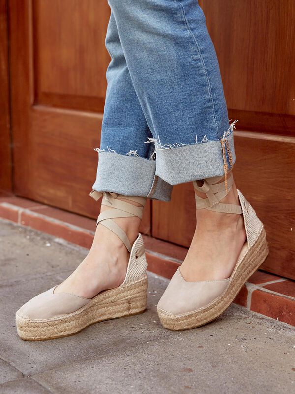 Alpargata Romero Plataforma Ante Piedra image number null