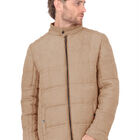 Chamarra Caballero Acolchada Casual Camello Rooselvelt A315