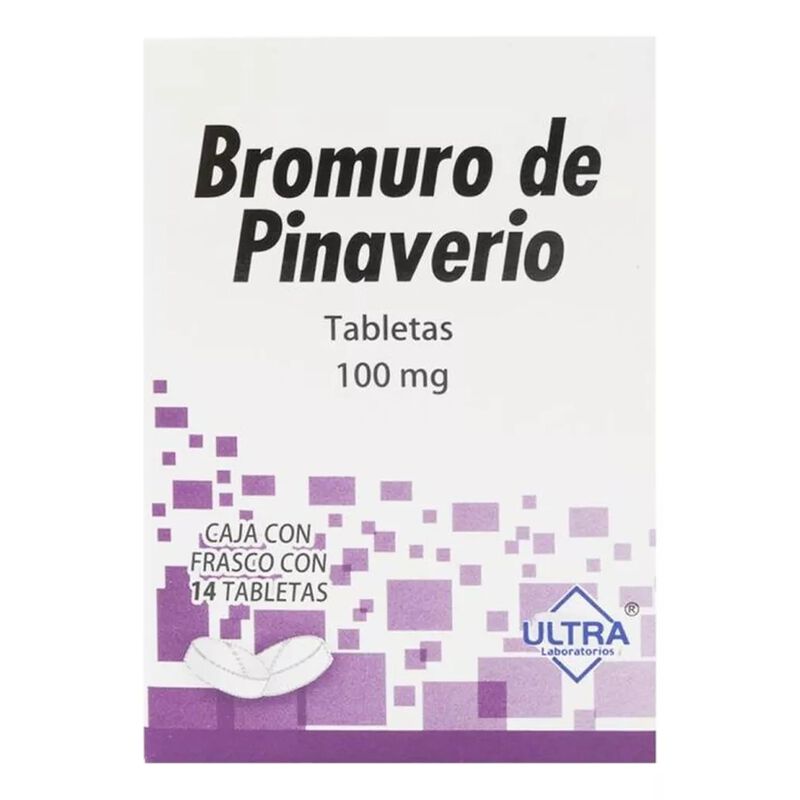 Bromuro Pinaverio 100mg Tabletas 14 image number null