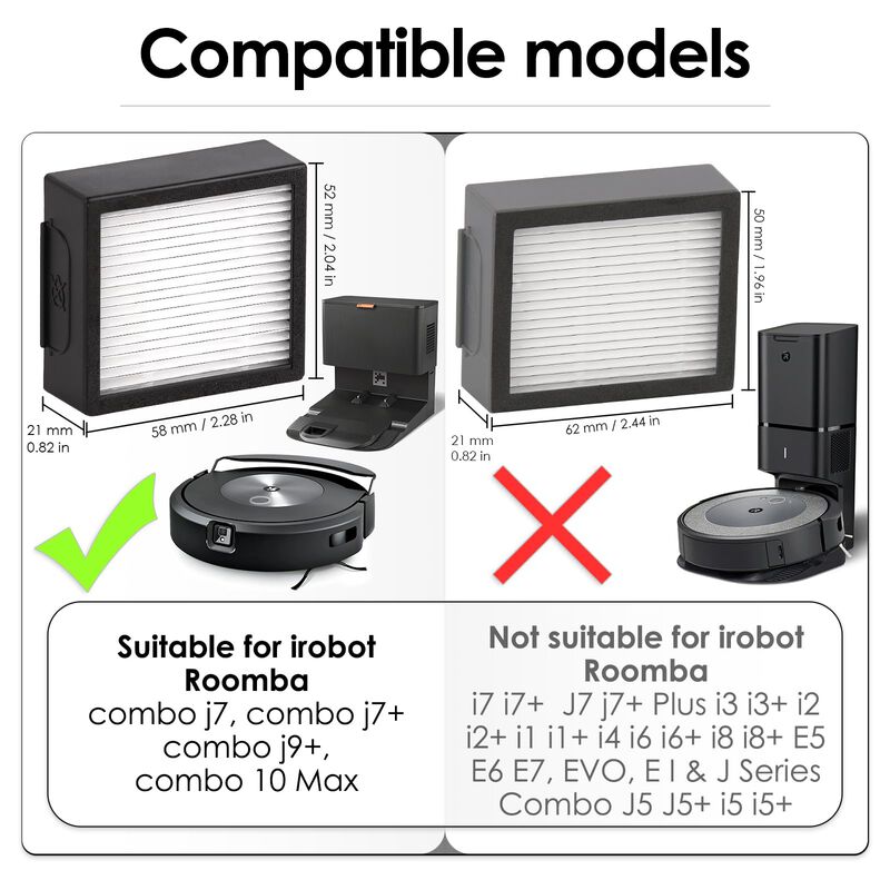 Repuesto De Filtro Hepa Para Irobot Roomba Comb... image number null