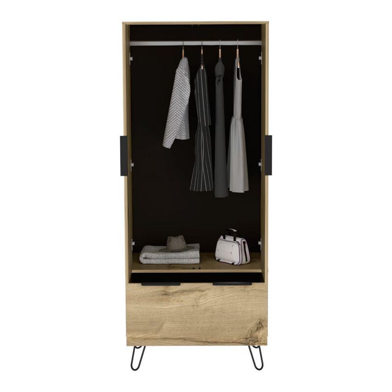 Closet Ali Café Claro y Wengue Virtual Muebles image number null