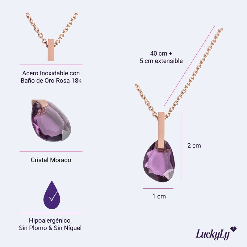 Collares De Mujer, Cadena Dije Cristal Regalos ... image number null