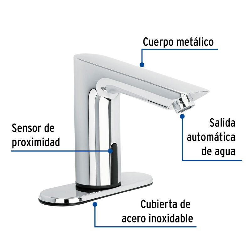 Llave con Sensor para Lavabo Foset image number null