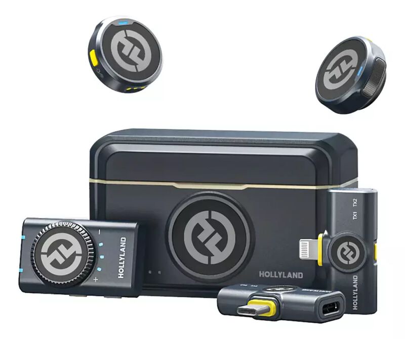 Sistema De Micr&oacute;fono De Solapa Inal&aacute;mbrico Duo ... image number null