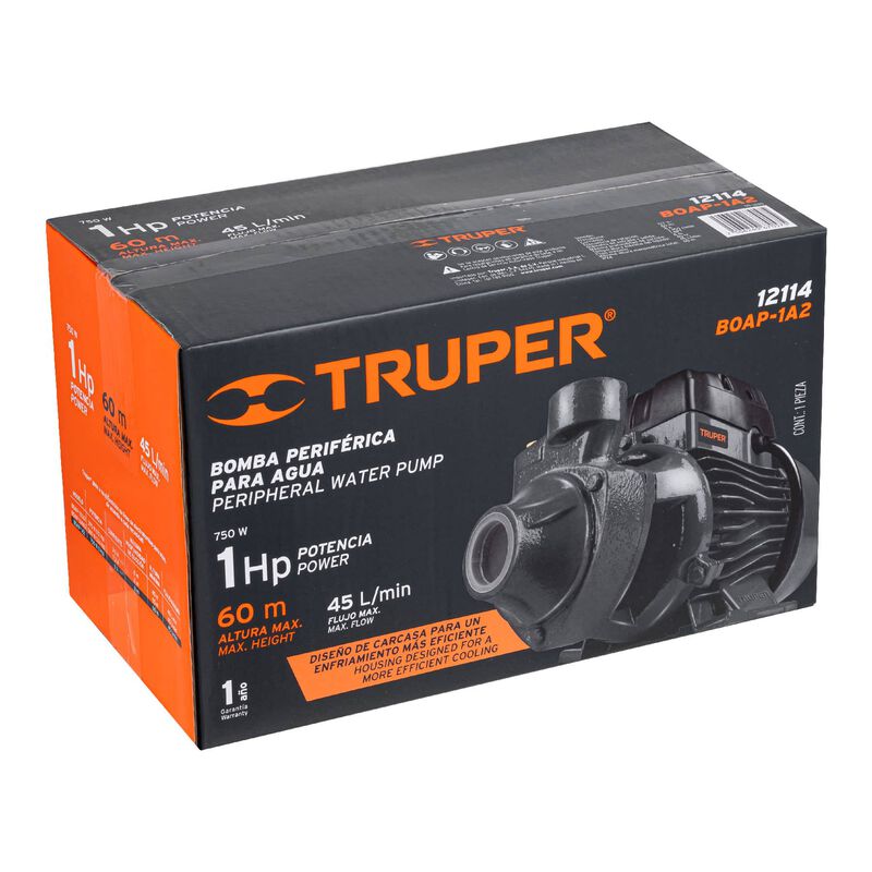 Bomba Periférica 1 Hp Truper image number null