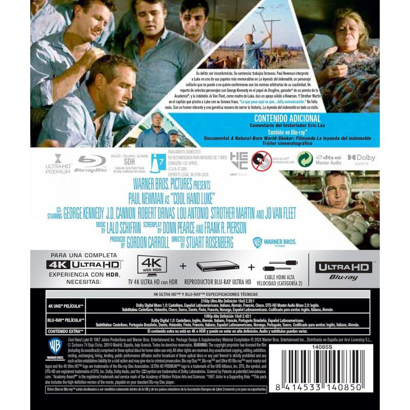 La leyenda del indomable [4K UHD + Blu-ray] (19... image number null