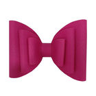 Broche Con Moño Para Cabello Rosa Fucsia