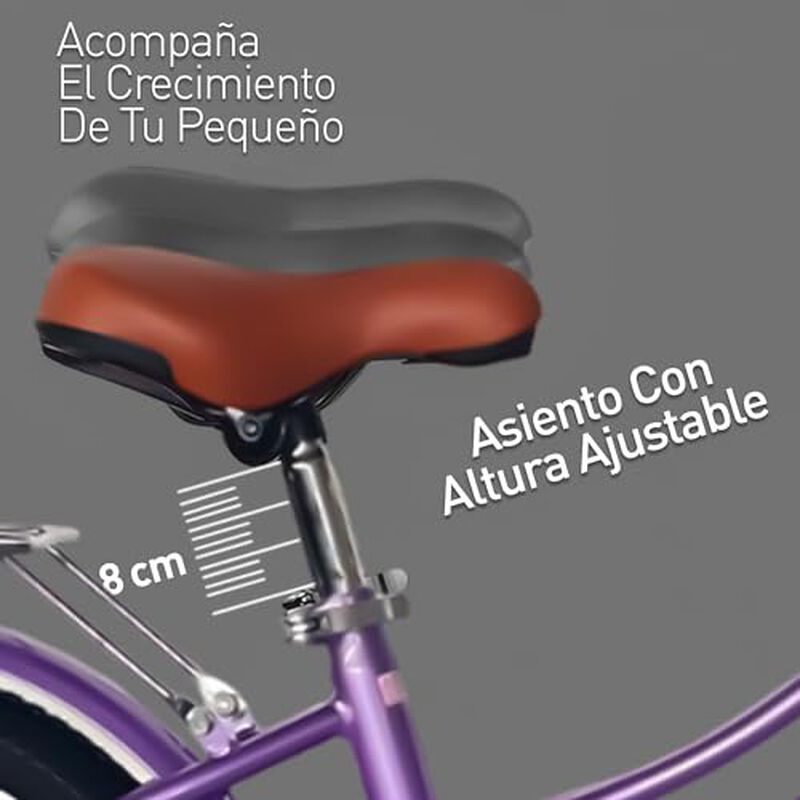 Bicicleta Infantil para Ni&ntilde;a Rodada 16 con Rued... image number null