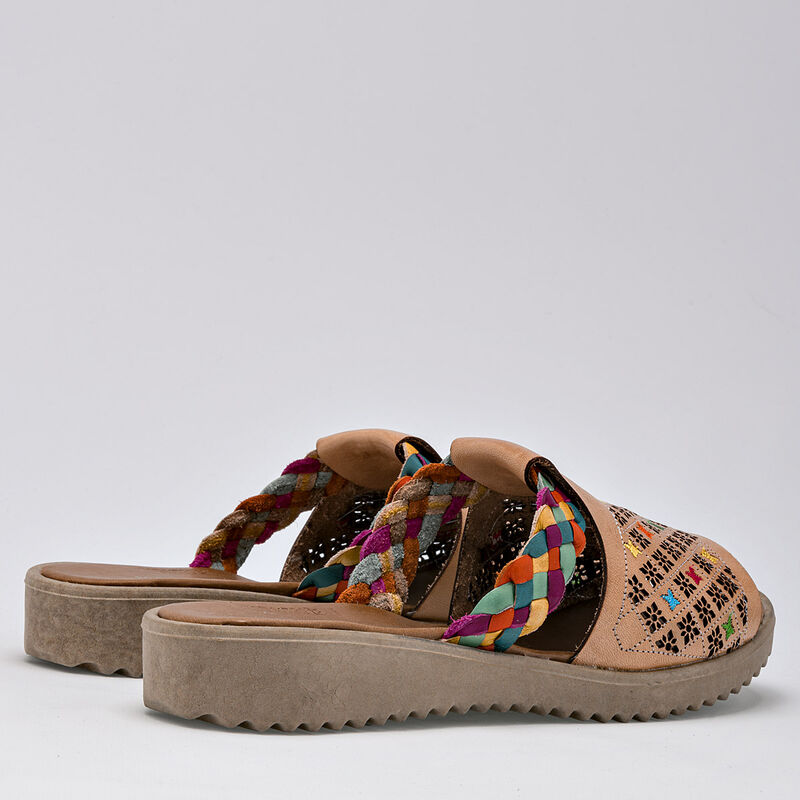 Mora Tierra Sandalia para mujer beige multicolo... image number null