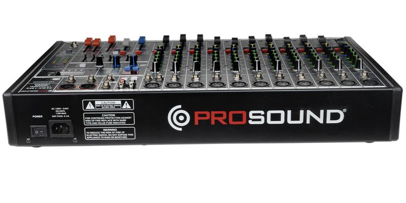 Prosound Pamx-12fx Mezcladora 12 Canales Blueto... image number null