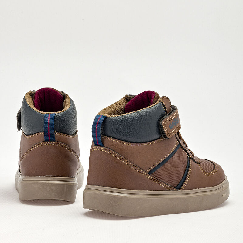 Wos Guany Bota para ni&ntilde;o caf&eacute; marino, agujeta e... image number null