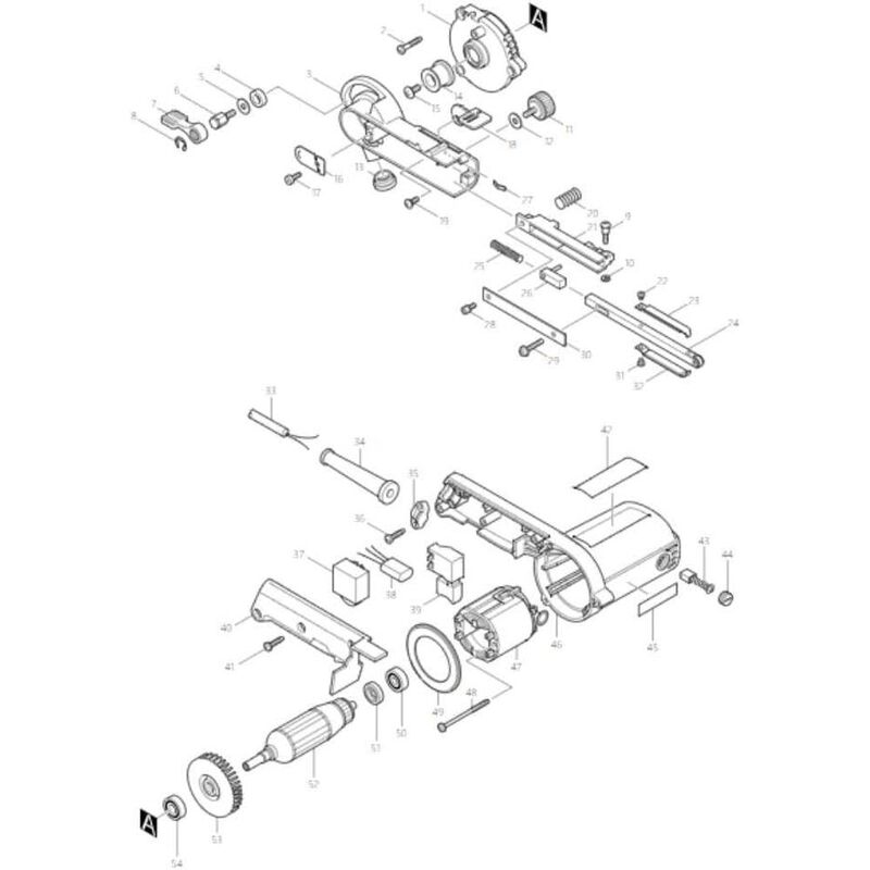 Lijadora de Banda Makita 3/8 x 21&rdquo; 750W Profesi... image number null