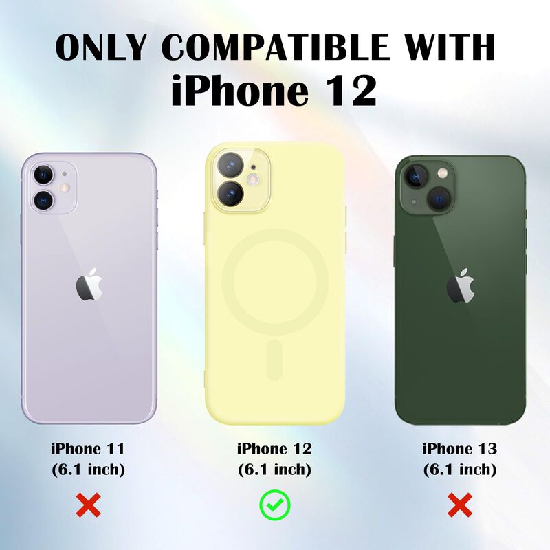Funda Newseego Magn&eacute;tica para iPhone 12 Amarill... image number null