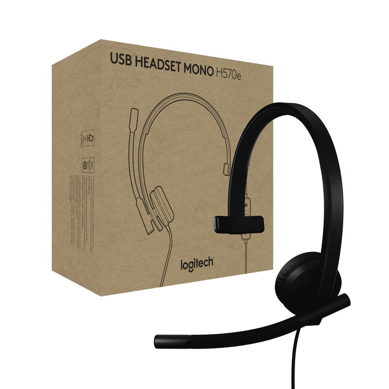 Auriculares Logitech H570e Usb-a Con Cable Y Mi... image number null