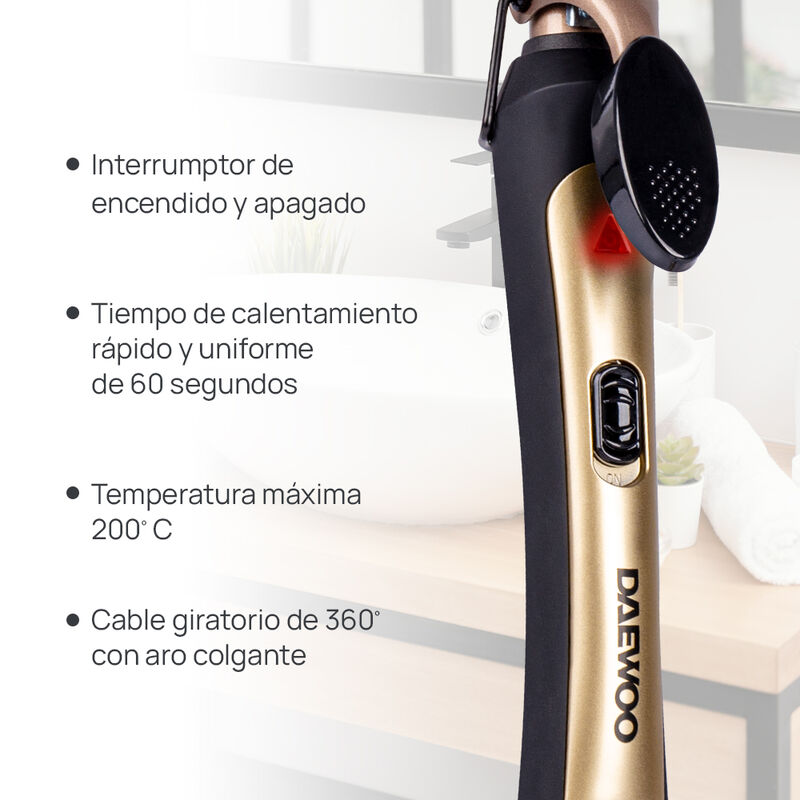 Rizador de cabello con cepillo adaptable DAEWOO... image number null