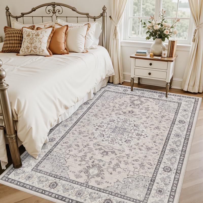 Alfombra Luxturiy 183x152 Cm Beige Y Gris Lavab... image number null