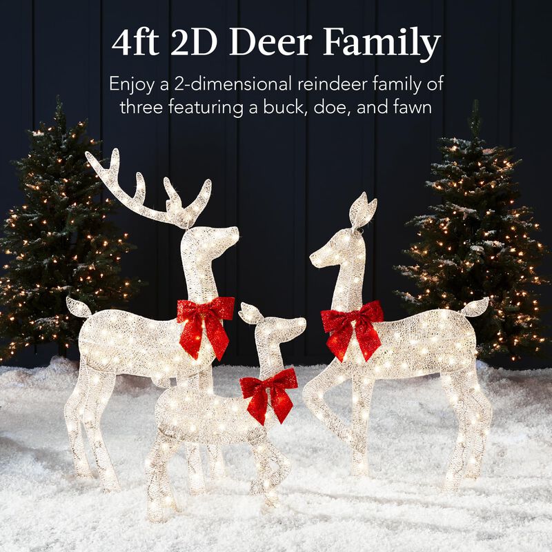 Set Christmas Deer Family Best Choice Products ... image number null