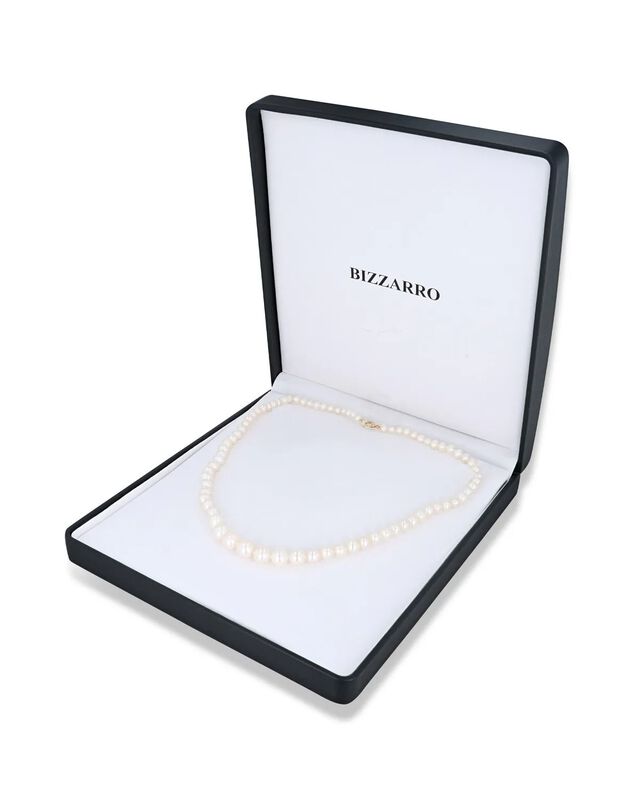 Collar De Oro Amarillo 14k Con Perlas (46 Cm) image number null