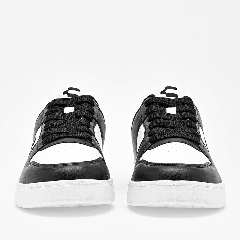 Charly tenis  para hombre blanco negro cod 1397... image number null