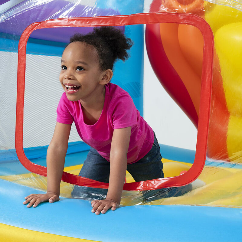 Brincolin Castillo Inflable Trampolin Aros Infa... image number null