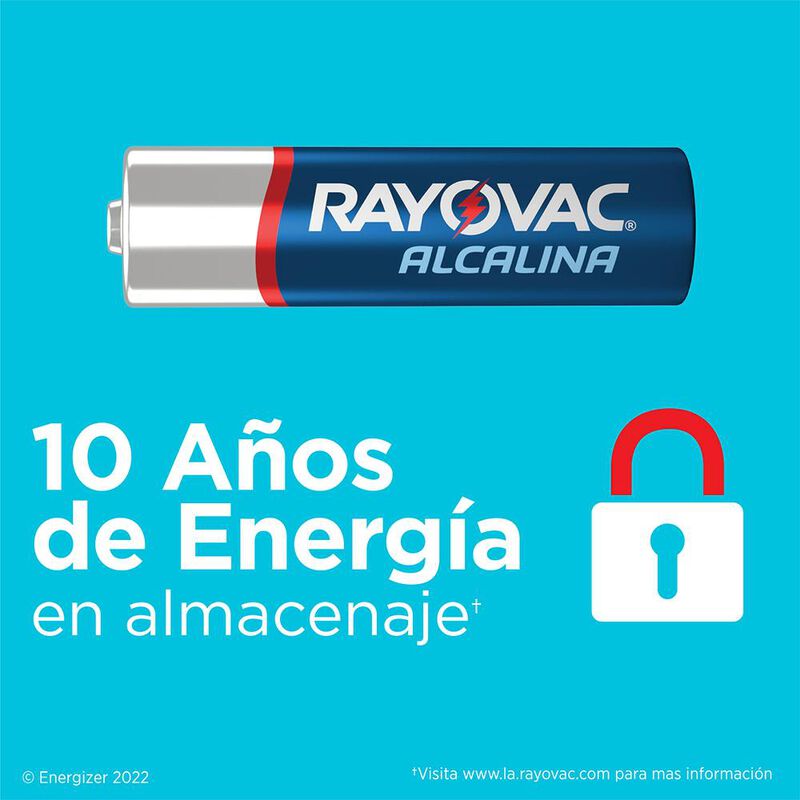 Pilas Rayovac Alcalinas Aa 1.5v Pack 4 Piezas image number null