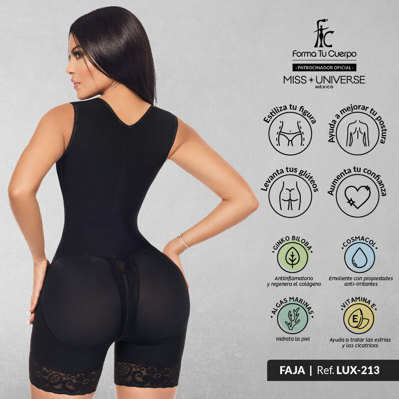 Faja short Reloj de Arena  Con Broches - Luxury... image number null