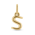 Dije De Oro Amarillo De 10K (Letra S) Sin Cadena
