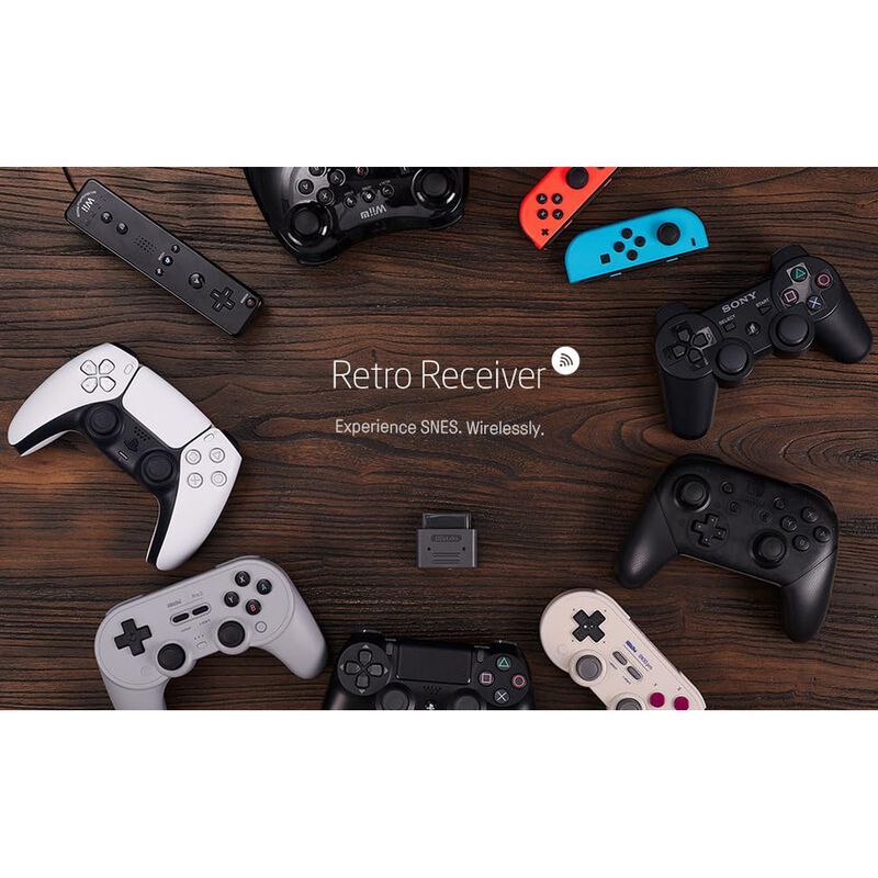 Adaptador Receptor Retro Bluetooth 8Bitdo SNES ... image number null
