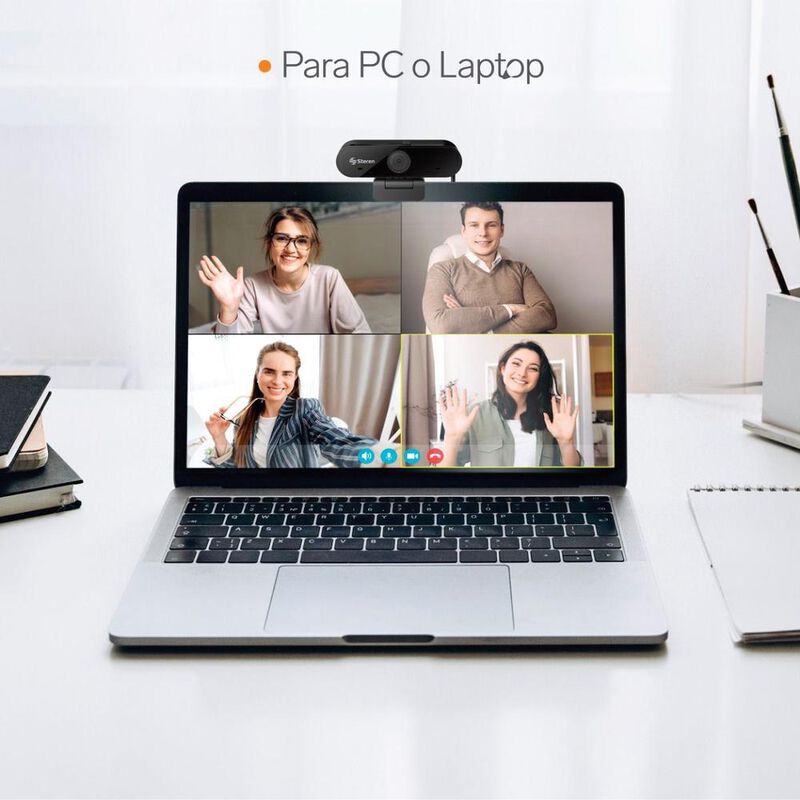 Webcam USB Full HD con doble micr&oacute;fono image number null