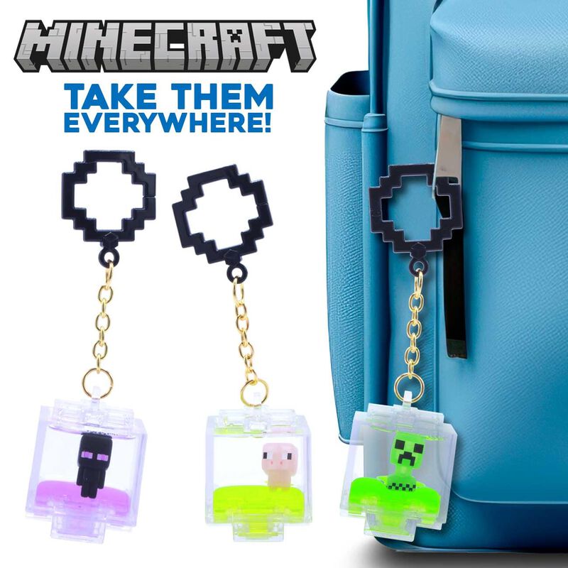Colgador De Mochilas Just Toys Llc Minecraft Ch... image number null