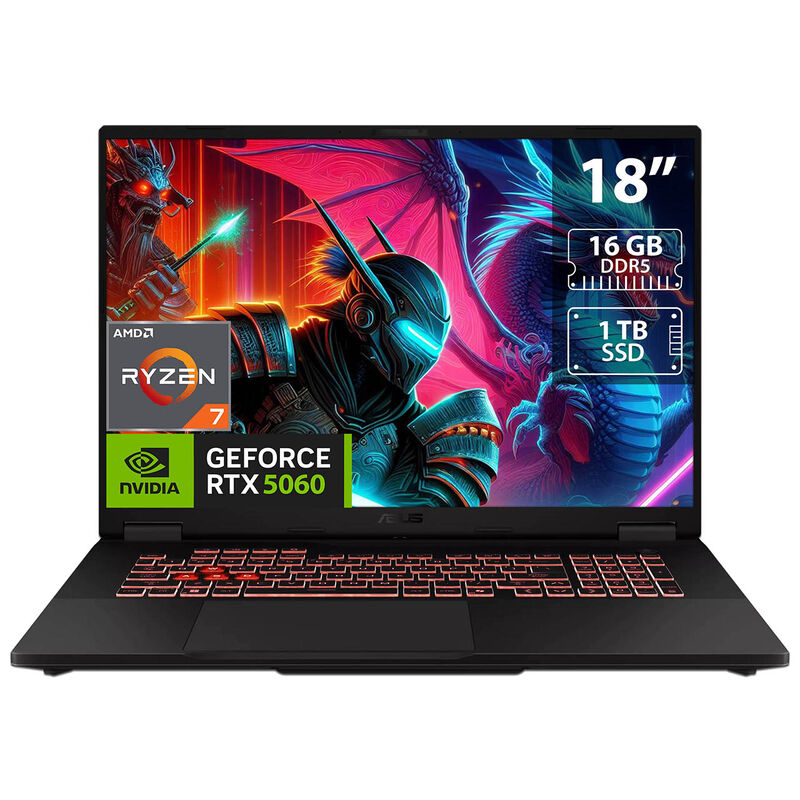 Laptop Gamer Asus Tuf Gaming A18: Procesador Am... image number null