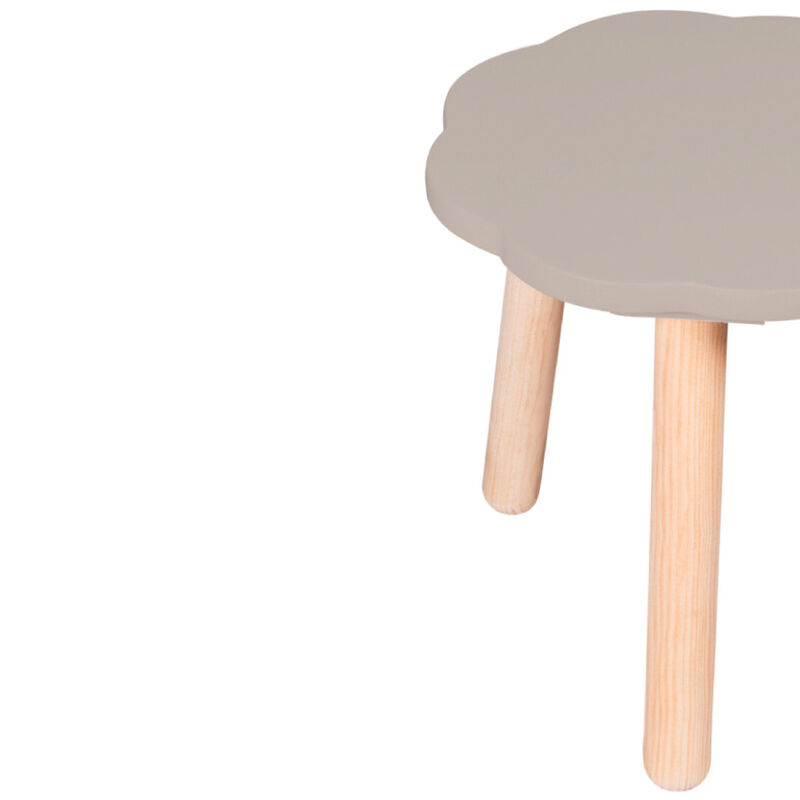 Banquito de Madera para Niños- Nube - Gris Oscu... image number null
