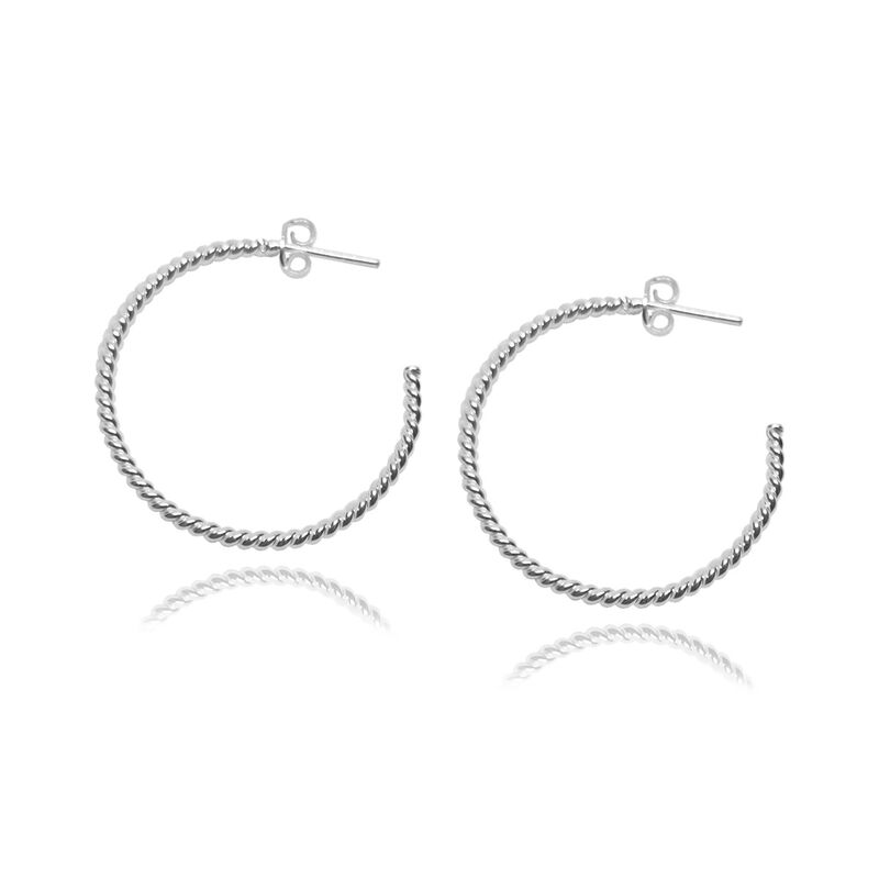 Arracadas de Plata Bejuco image number null