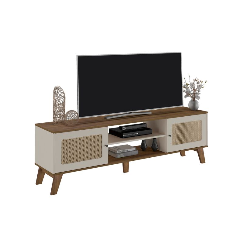 Mueble para TV Bertolini Charlotte Pino Off Whi... image number null