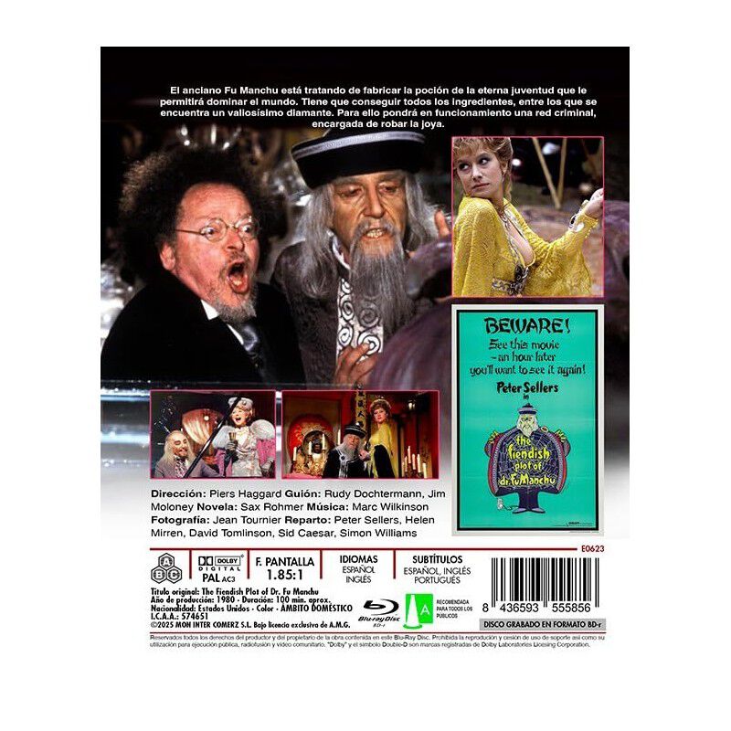 El Diab&oacute;lico Plan Del Dr. Fu Manch&uacute; [blu-ray R]... image number null